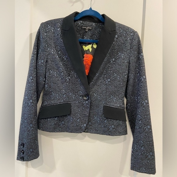 Mario Serrani Paisley Blazer - Size 2 - Picture 4 of 8